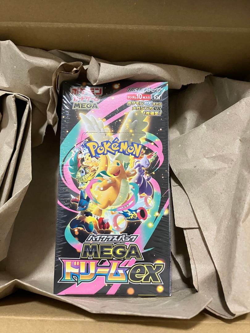ポケモンカードゲーム MEGAドリームEX シュリンク付き1BOX ポケセン産
