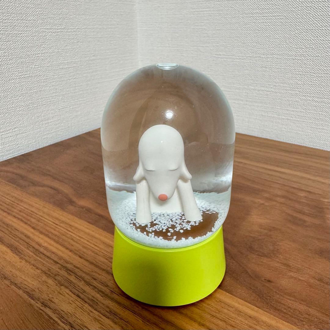 奈良美智「あおもり犬スノードーム」「森の子スノードーム」セット