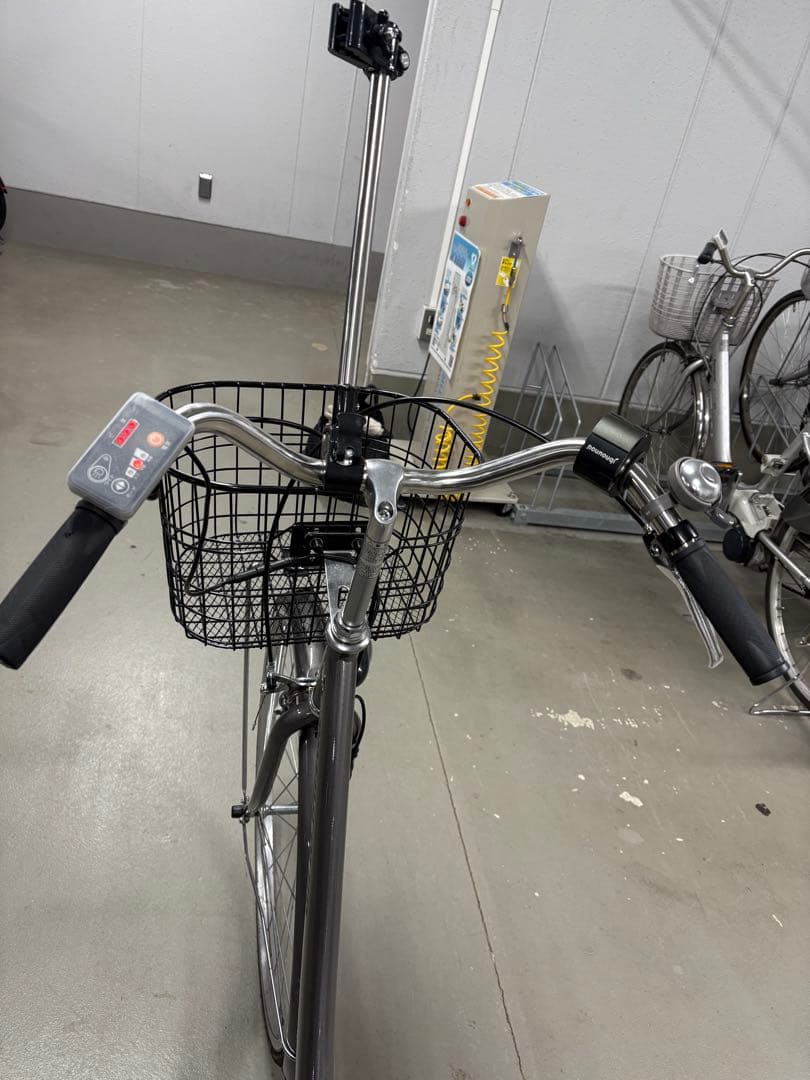 電動アシスト自転車 チャイルドシート付き。お引き取り。