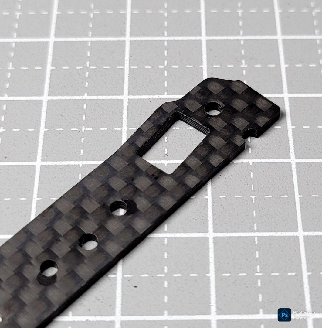 CNC立体加工 ヒンジ式AT機構 左右独立スラダン 純正カーボン プロトタイプ