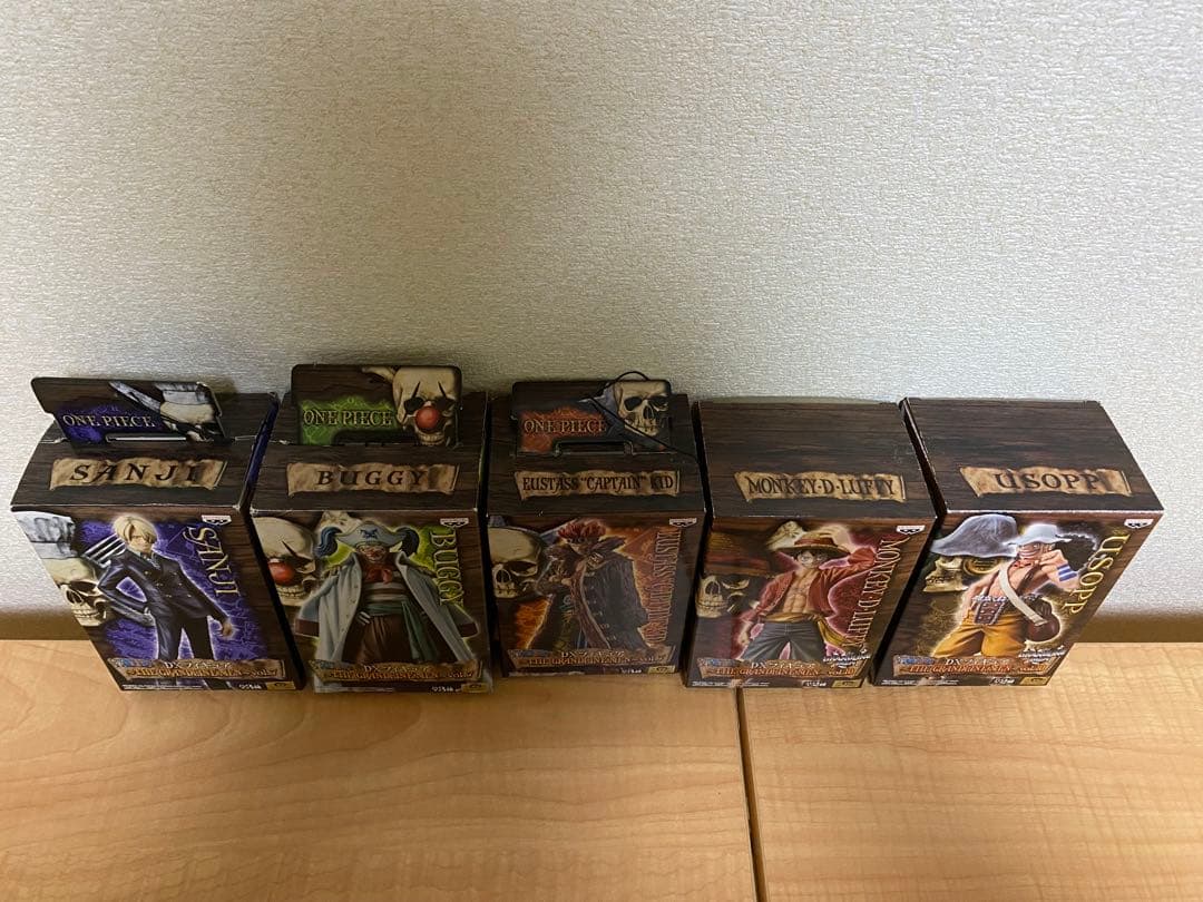 ワンピース　フィギュア　グラメンセット ルフィ　サンジ　キッド　バギー　ウソップ