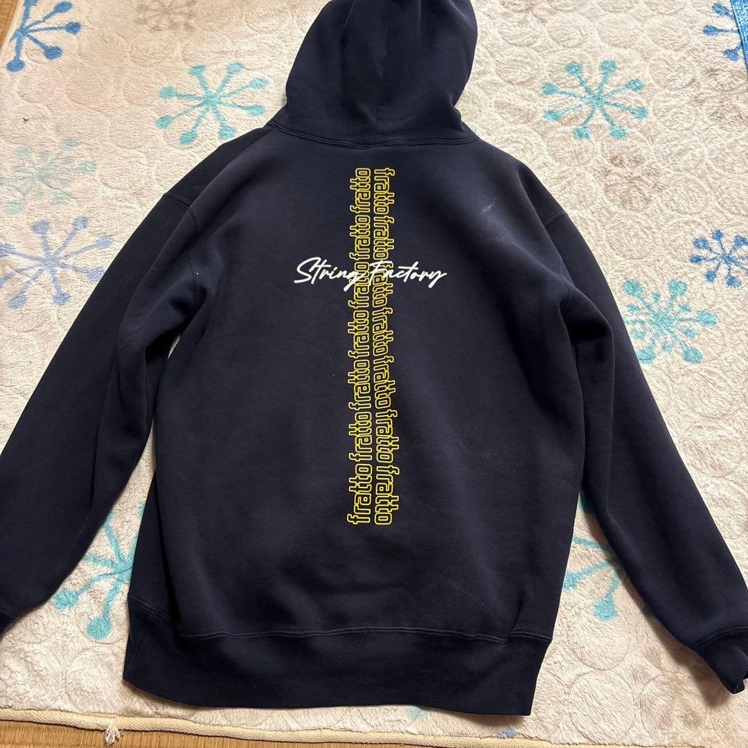 fratto スウェット フード付き ネイビー　XL