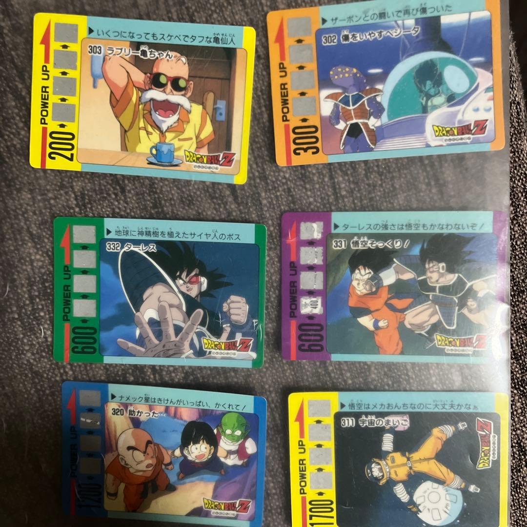 ドラゴンボール　カードダス アマダ 準未削り品　6枚