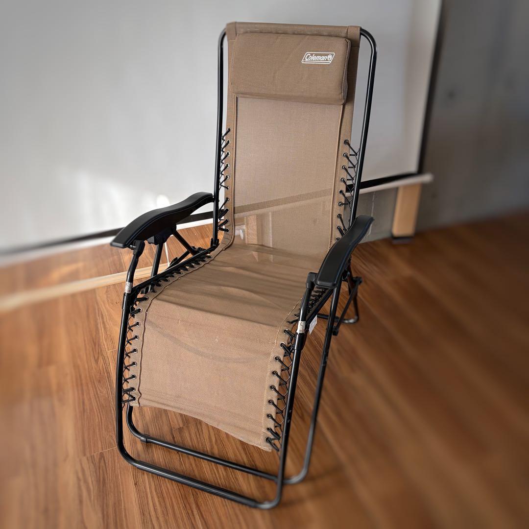 【美品】コールマン インフィニティチェア ベージュ ゼログラビティ