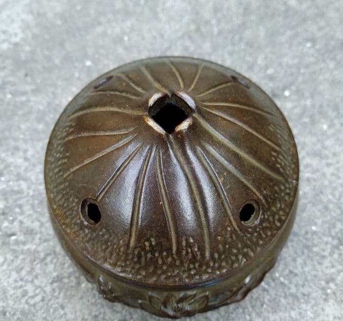 銅器 香炉 蓮花香炉 茶道具 香道具 室内薫香炉 装飾品 工芸品 置物