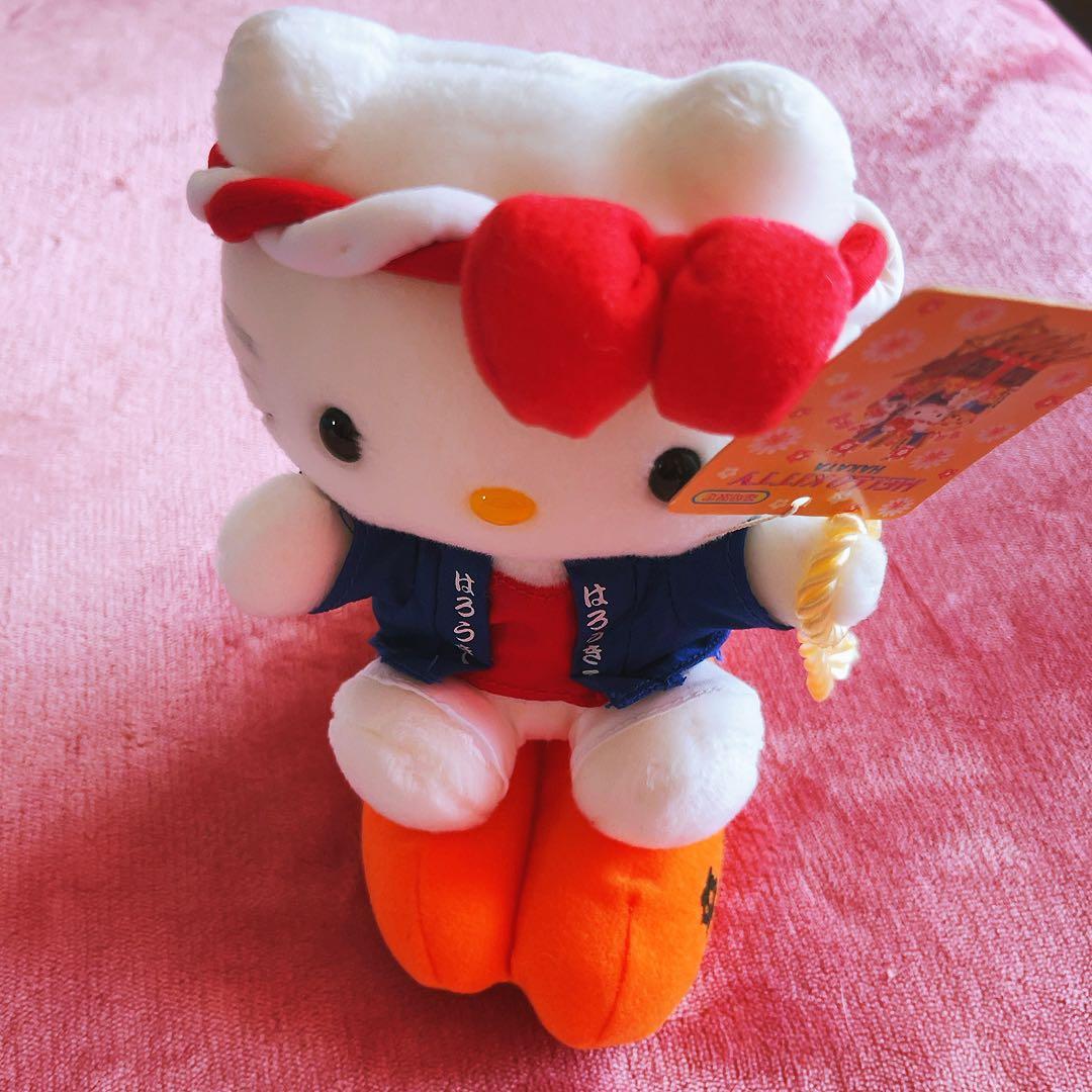 希少レア　ハローキティ　ご当地　ぬいぐるみ　博多　明太子　2002 サンリオ
