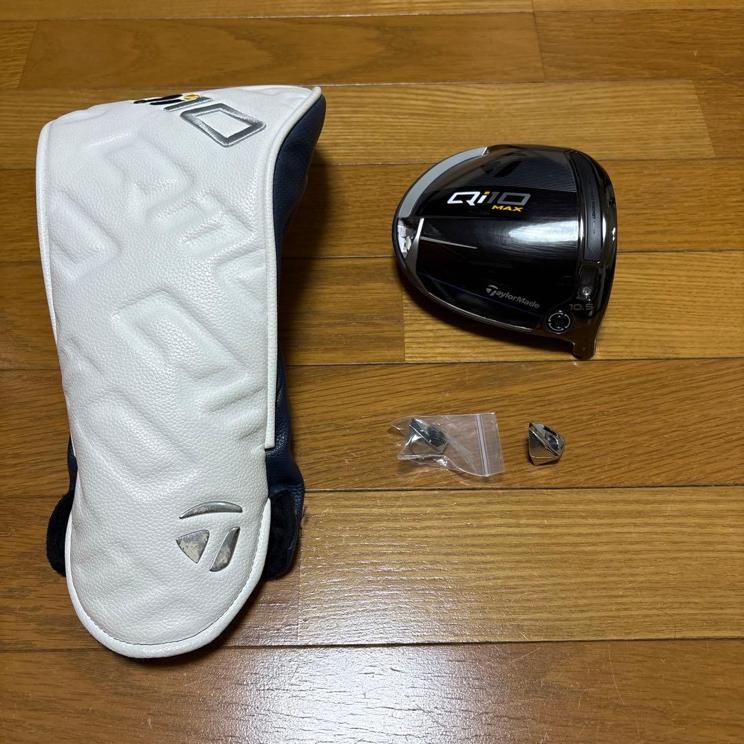 TaylorMade QI10 MAX ドライバーヘッド10.5度のジャンク品