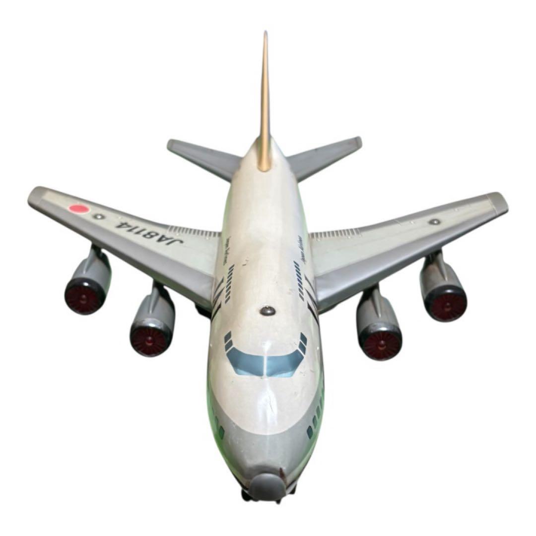イチコー 日本航空 ジャンボジェット 747 JAL 金属玩具 ブリキ