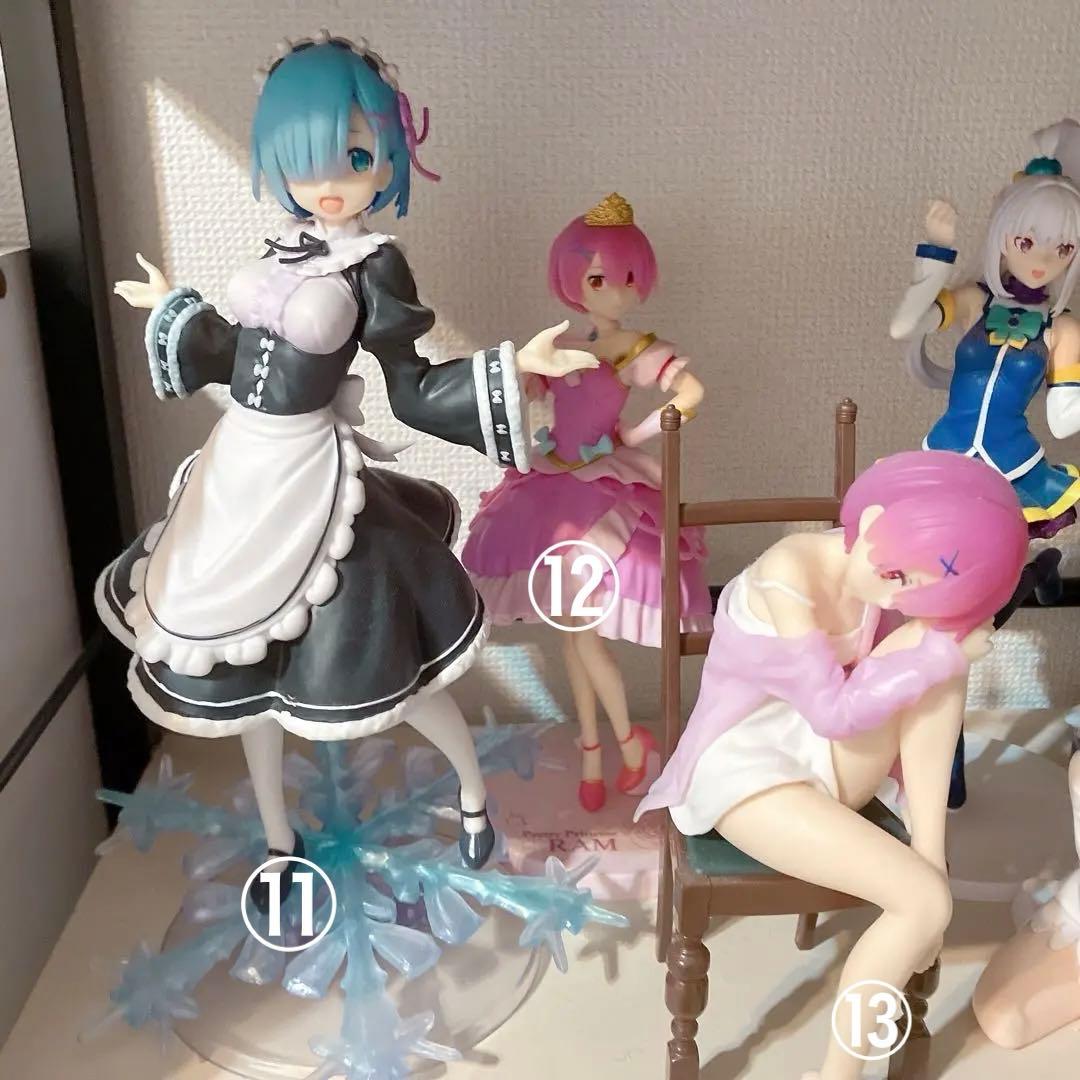 リゼロ フィギュア レム ラム エミリア エキドナ プリシラ まとめ売り