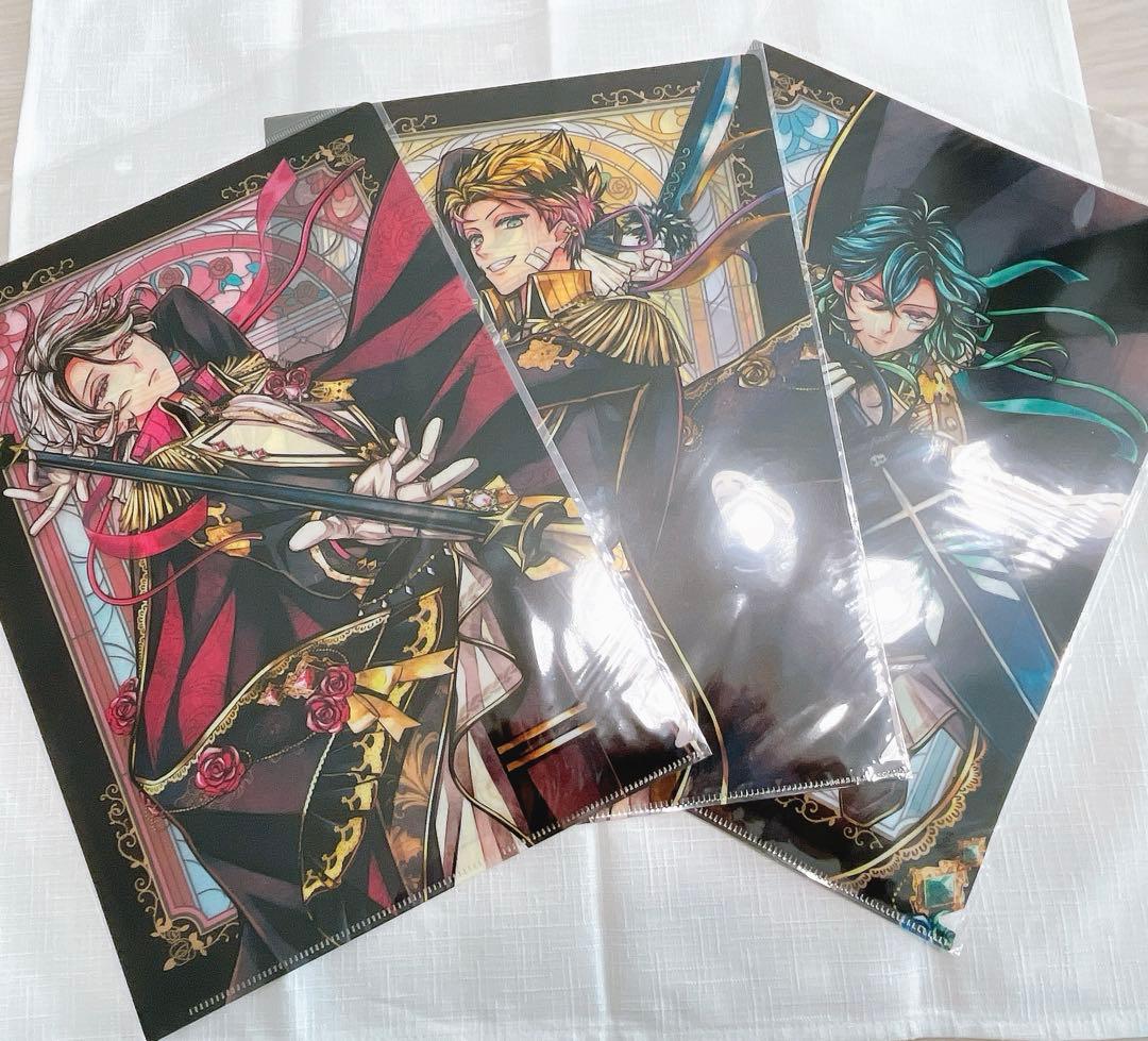 【18枚セット】悪魔執事と黒い猫 3周年 全執事コンプリートクリアファイル