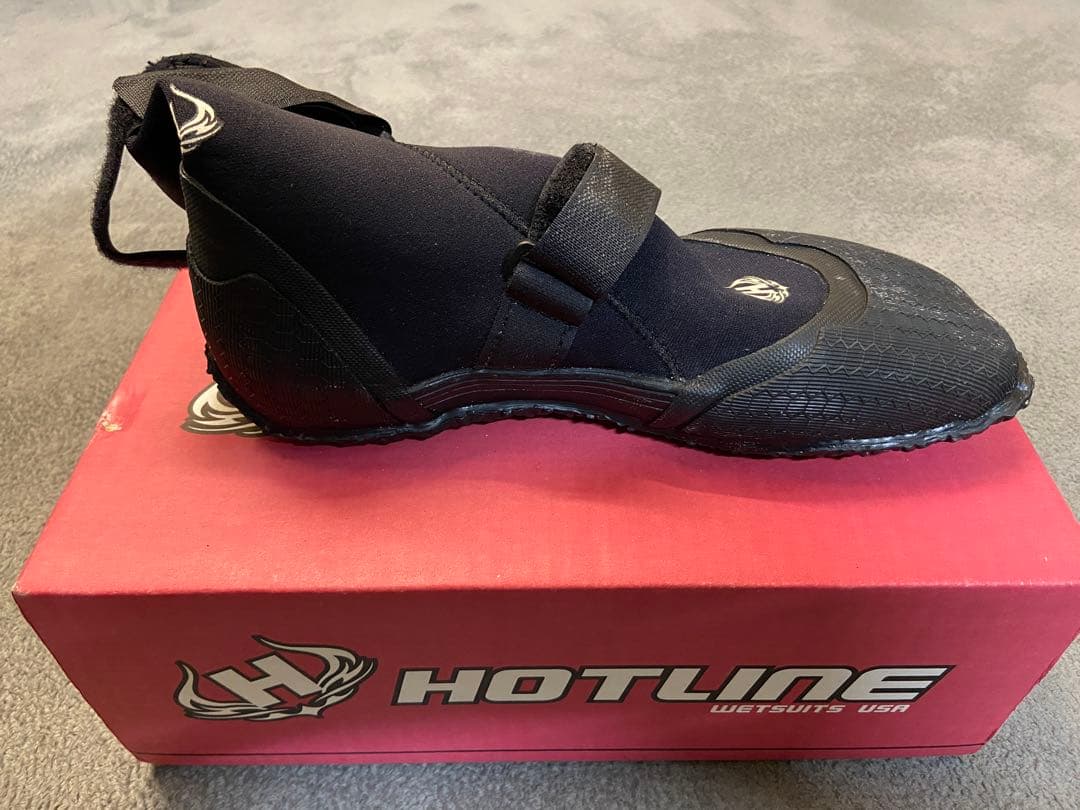 【値引】HOTLINE ウェットスーツ ブーツ付 4/3mm