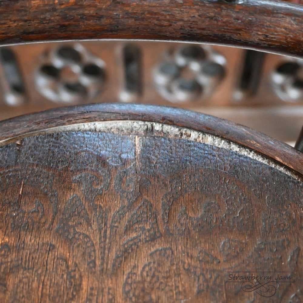 L3710-107-2 英国アンティーク ベントチェア ドールチェア ハイチェア