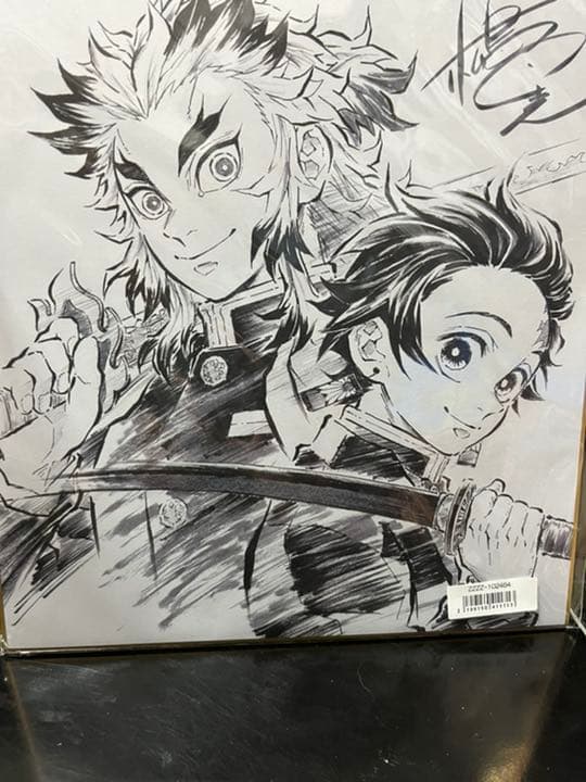 鬼滅の刃ブルーレイ他　色紙（サイン入り）追加しました‼️