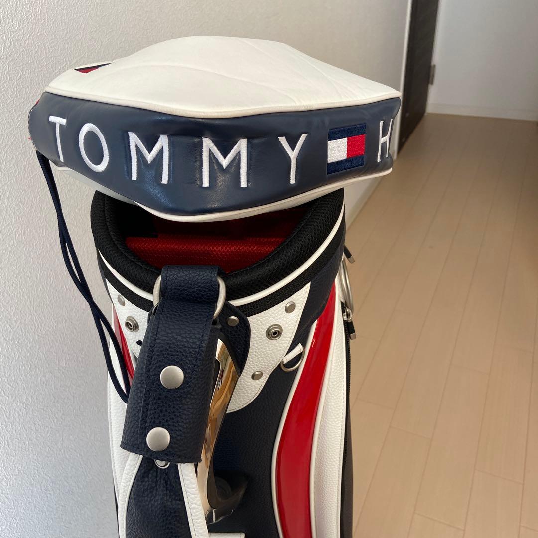 トミーフィルフィガーキャディバックとアイアンカバー