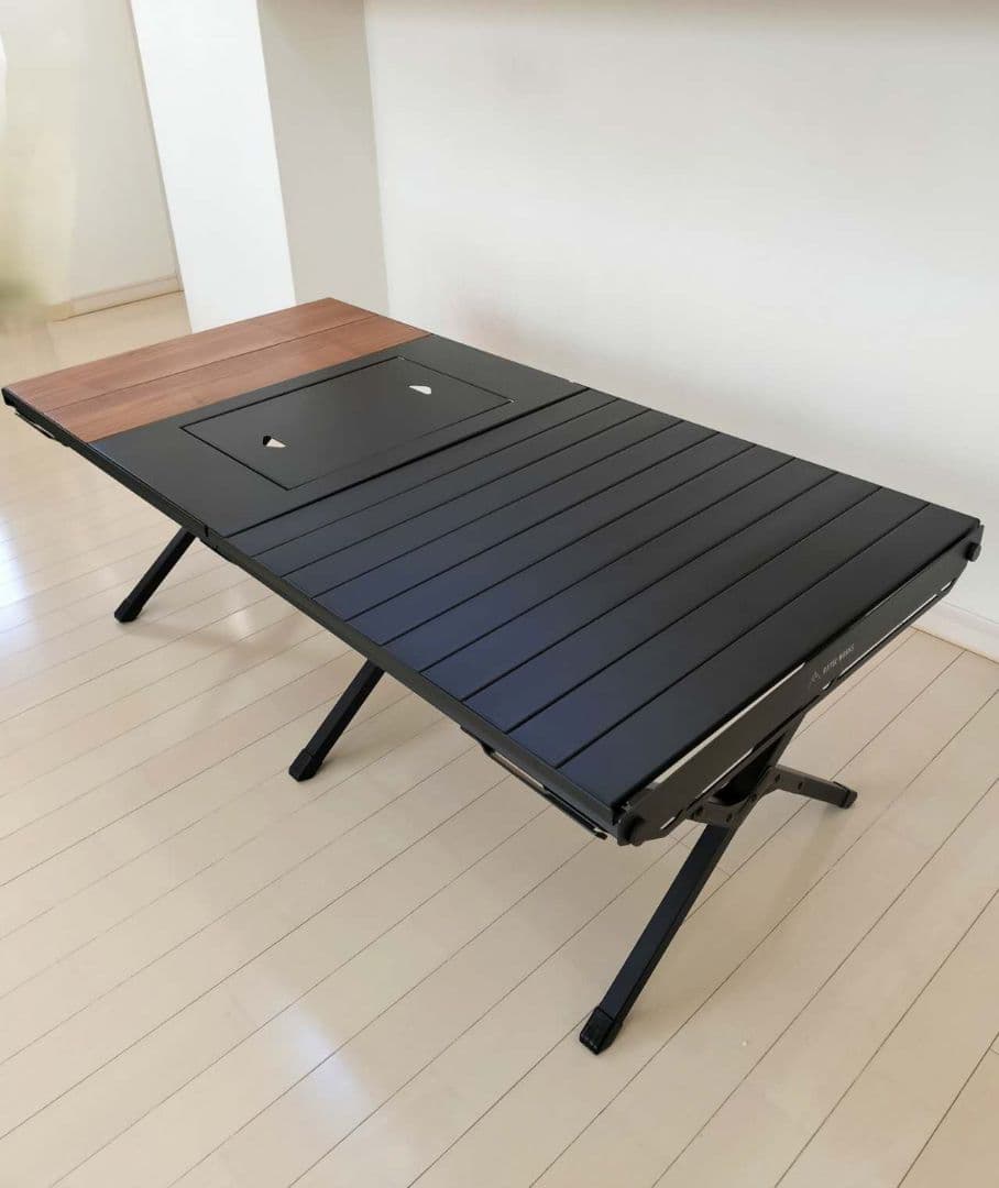 【 美品!! 】ラーテルワークス　ウッドパネルテーブル120　キャンプ 　人気