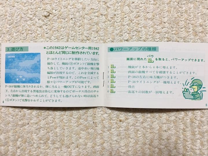 CAP-19 1942   ファミコン