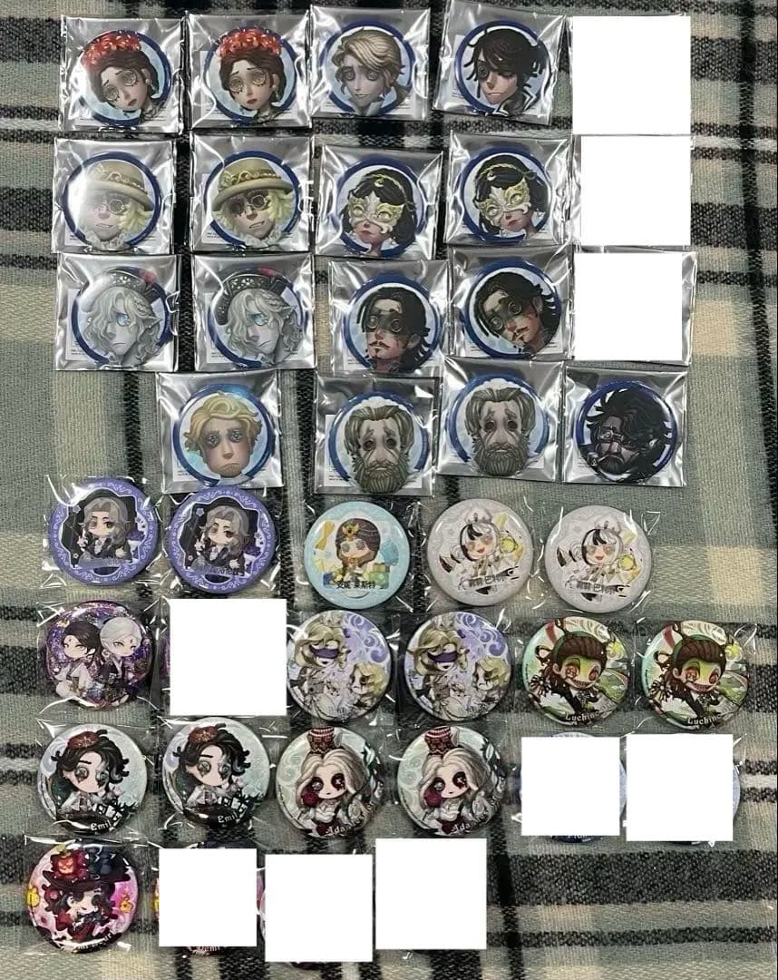 【バラ売り可】まとめ売り 画像1～3枚 目まであり 第五人格 缶バッジ