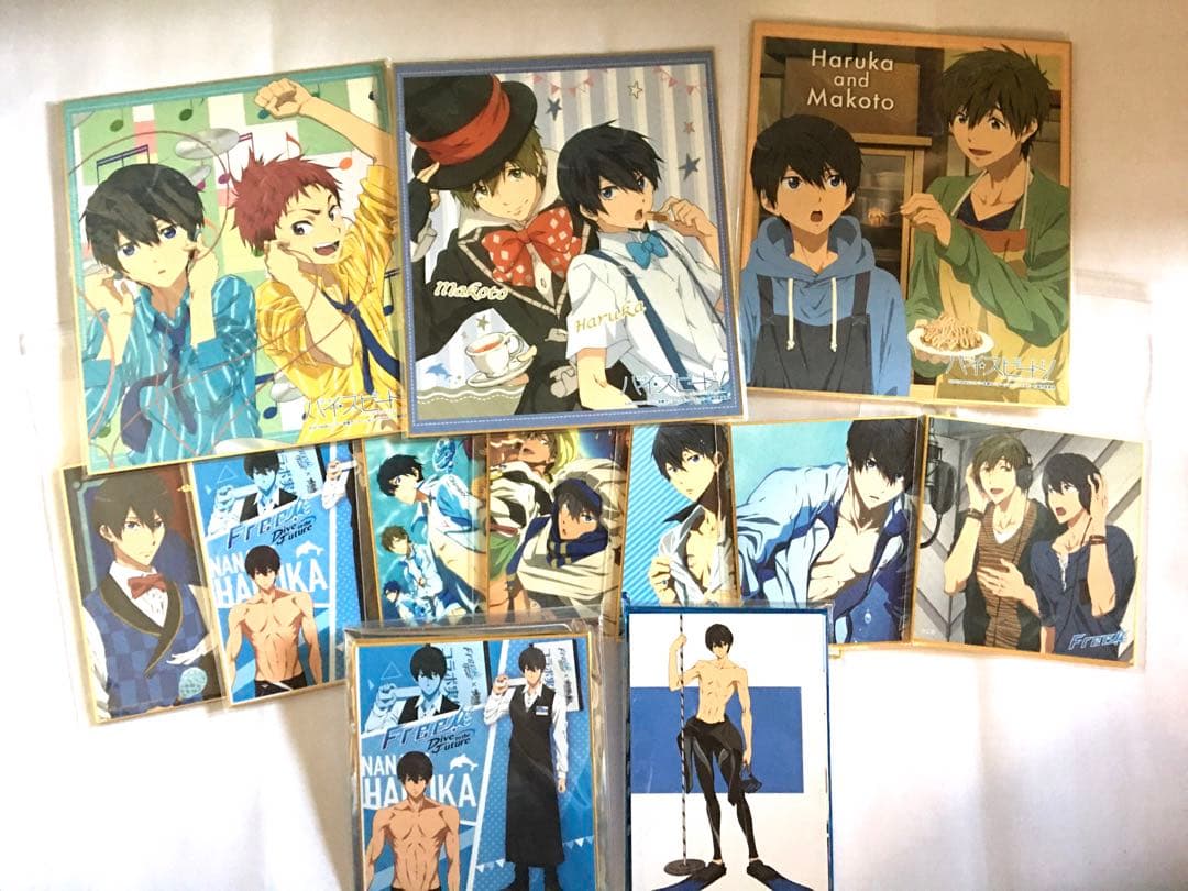 Free! 七瀬遙　グッズまとめ売り　缶バッジ　アクスタ　タペストリー等