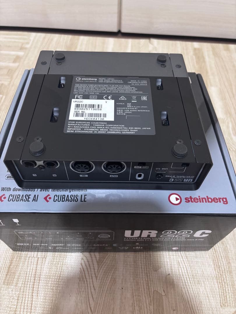 Steinberg UR22C USBオーディオインターフェース