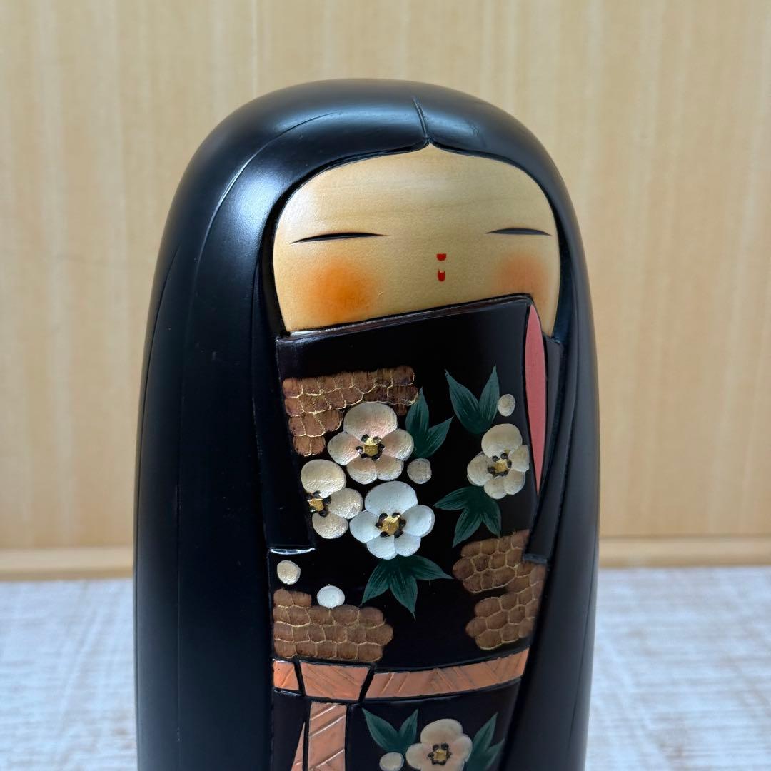 創作こけし【野沢薫 作】大型　内閣総理大臣賞受賞作家 コケシ