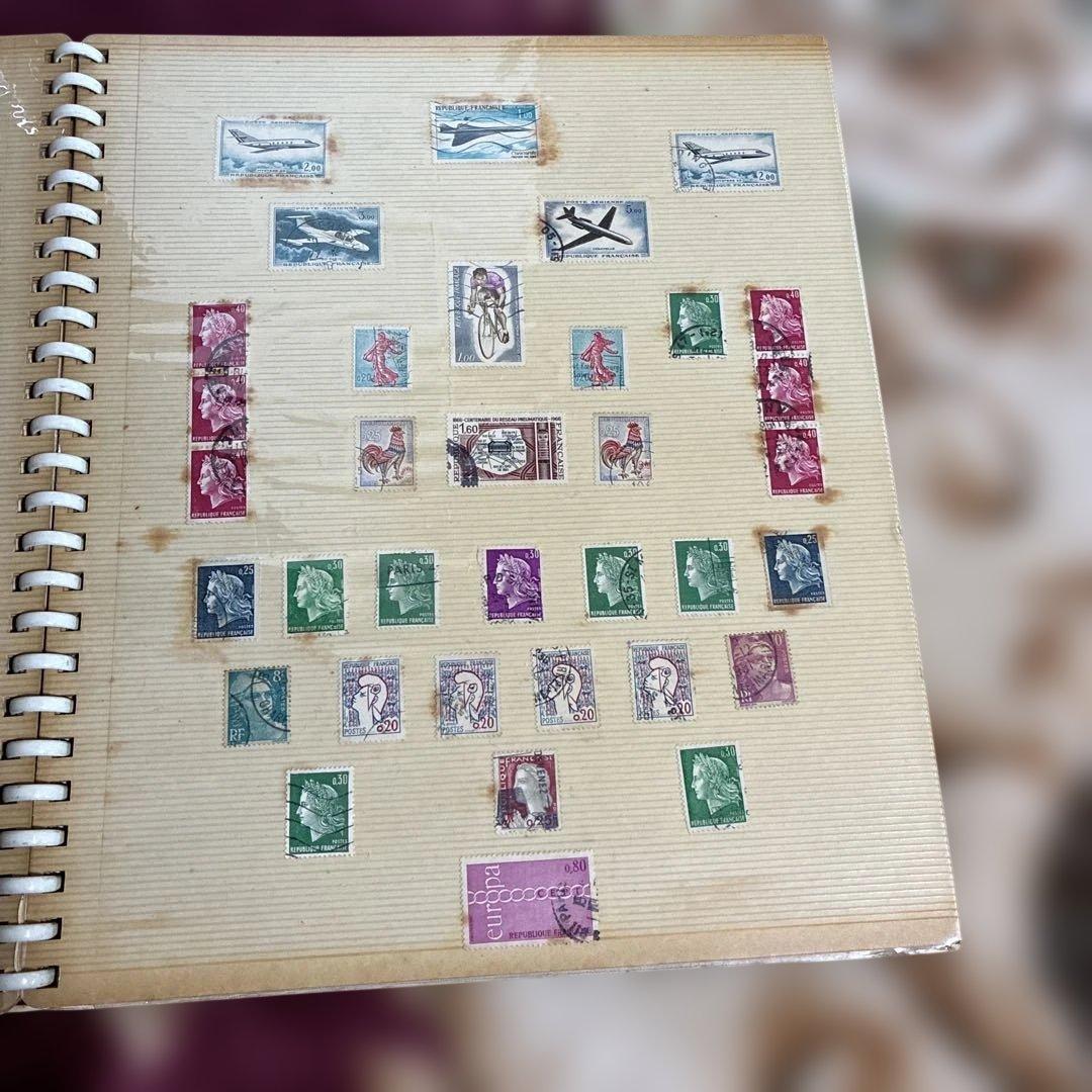 世界各国の使用済み切手　174枚