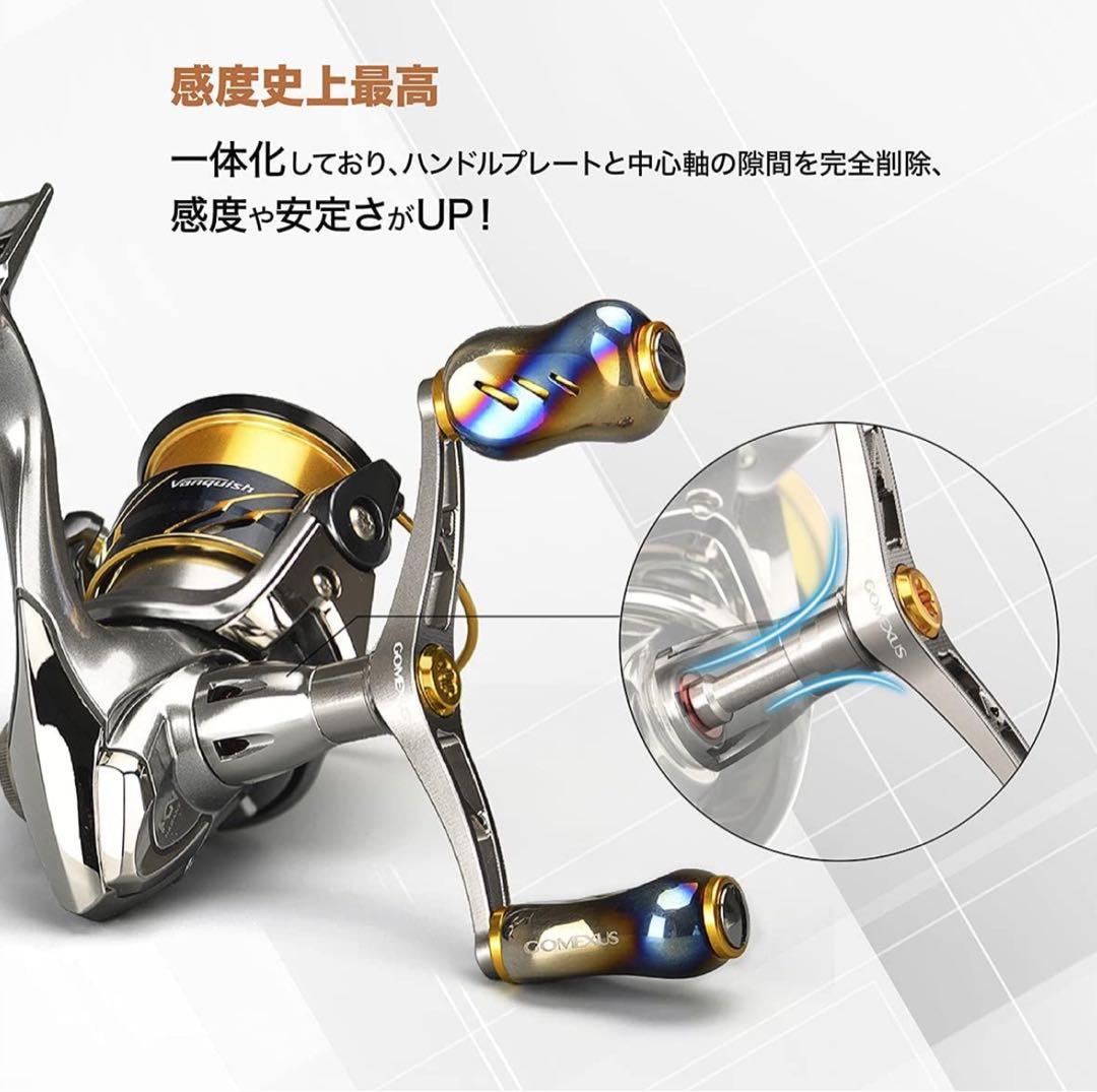 ゴメクサス 98mm チタン製　シマノ　ダブルハンドル　　チタンゴールド