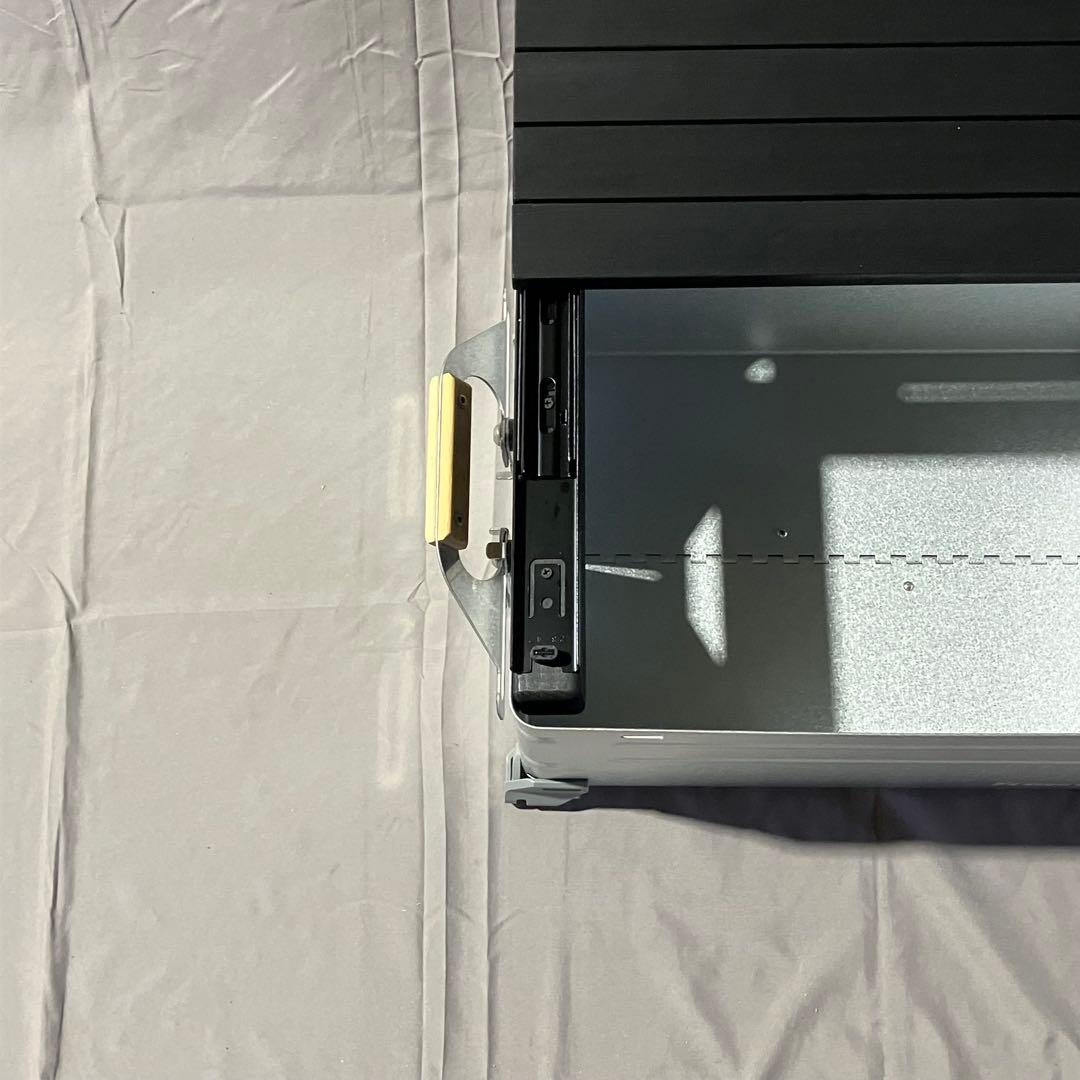 ふ*ゆ様 シェルフコンテナ　25用　スライド天板　ブリッジテーブル　セット　ブラ