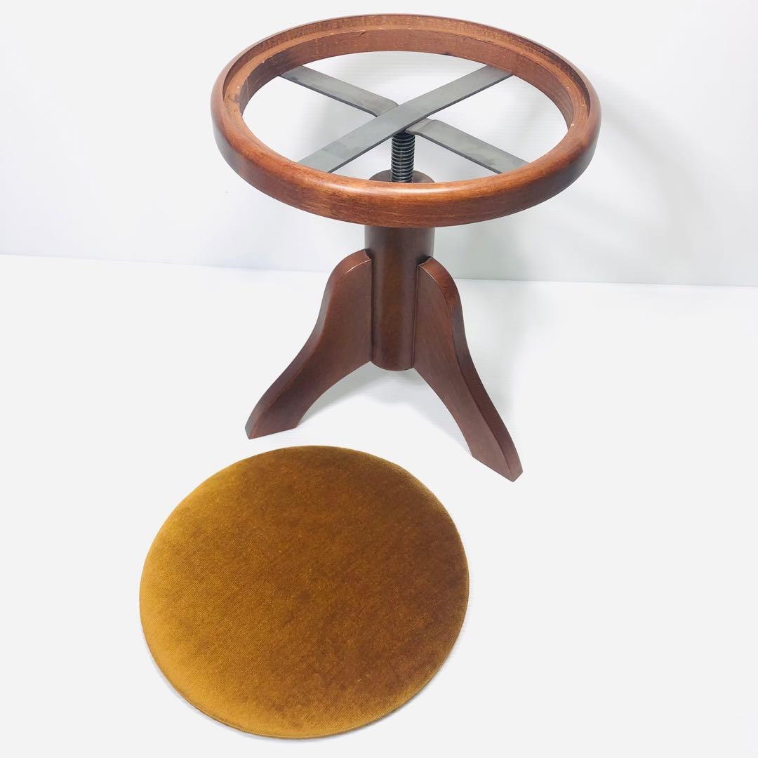 【最終価格】イタリア製 ケルティックハープ用椅子 高田ハープサロン マホガニー