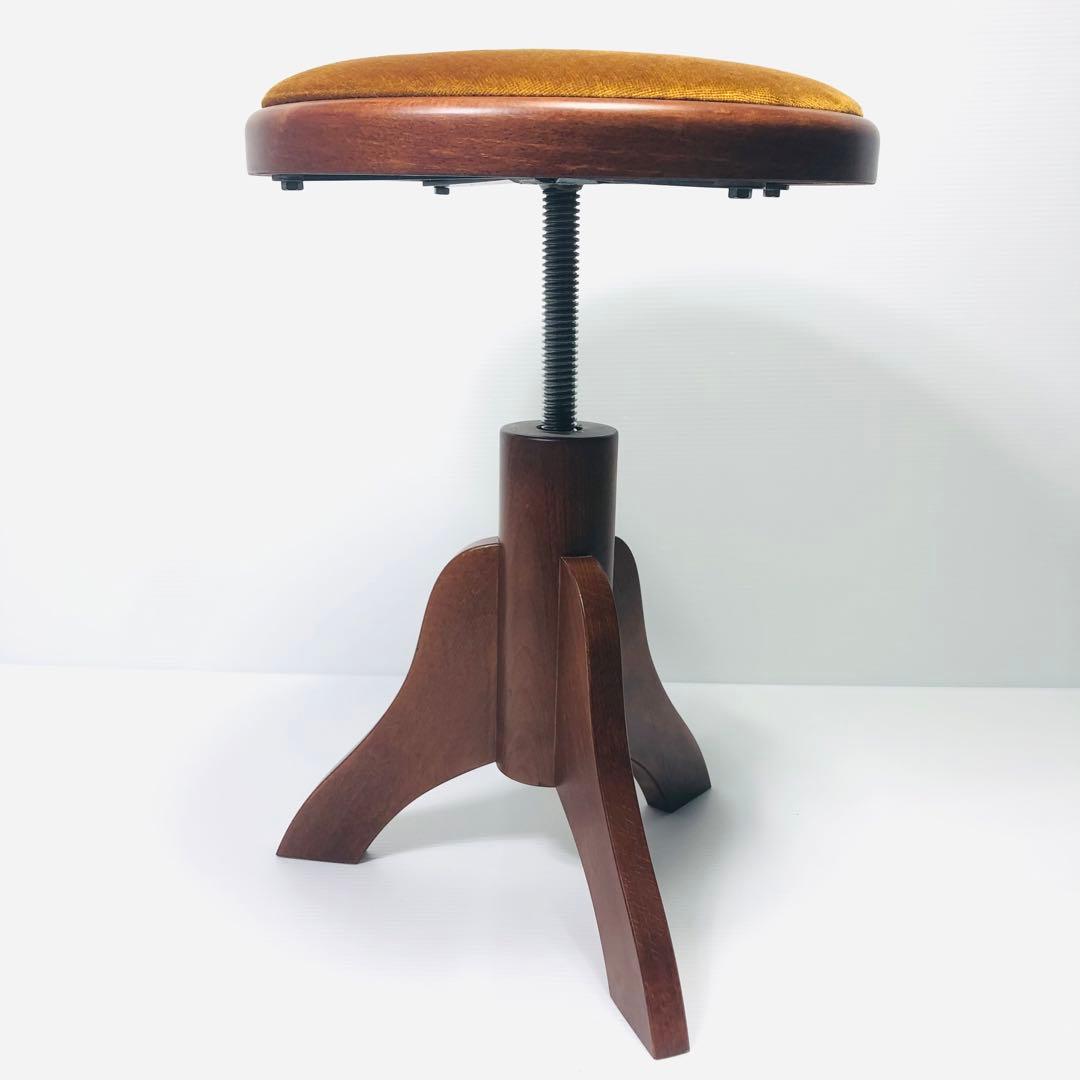 【最終価格】イタリア製 ケルティックハープ用椅子 高田ハープサロン マホガニー