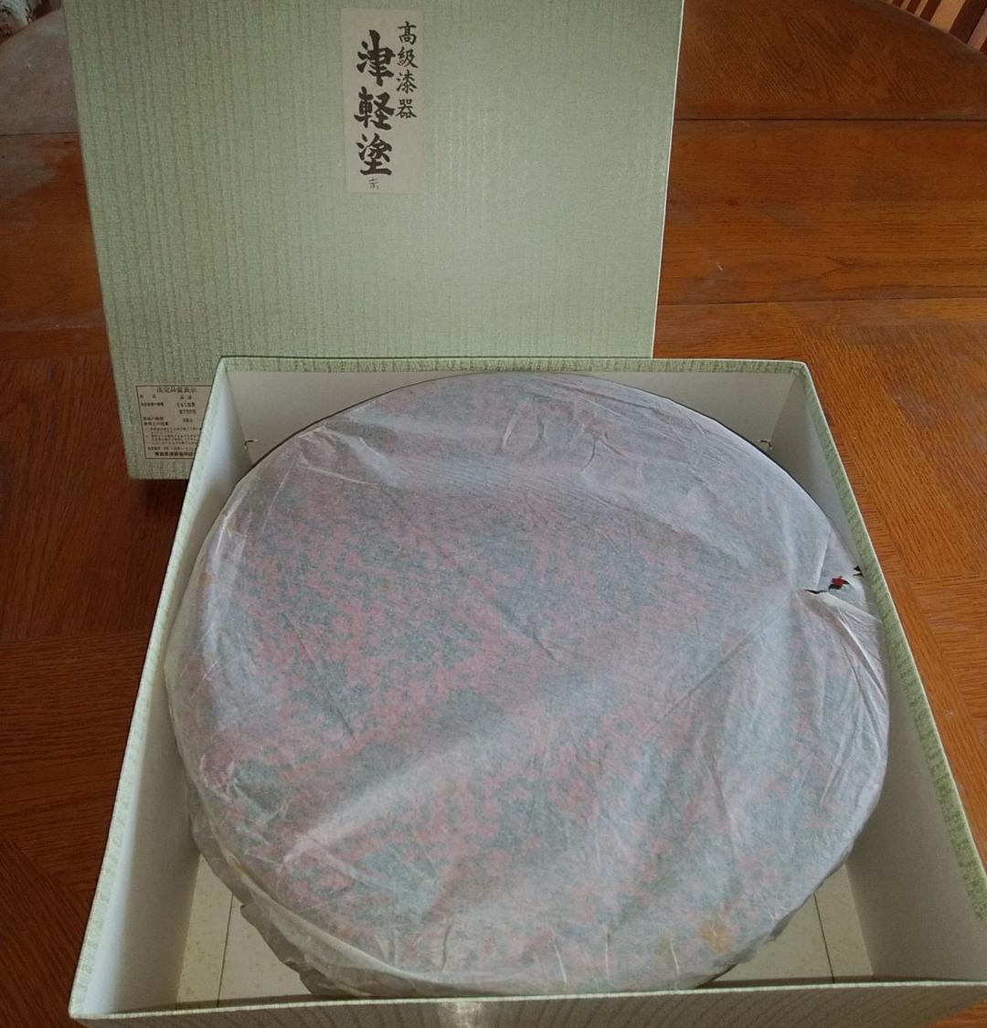 新品未使用 津軽塗 唐塗り 伝統工芸品 茶道具セット 茶びつ 茶托 茶筒 急須台