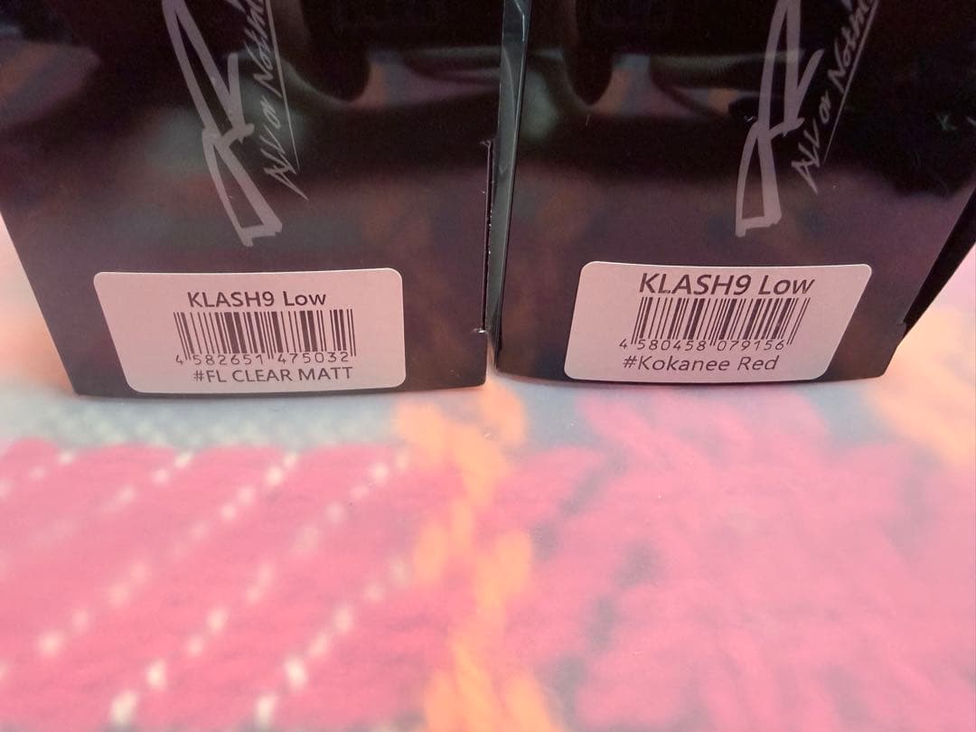 美品　DRT KLASH9 Low オリカラ2種　スペアパーツ付き