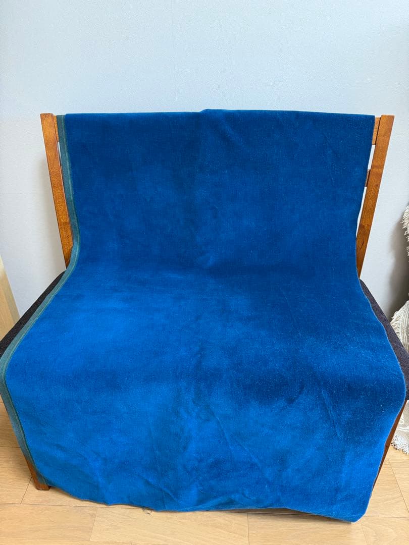 国鉄　青モケット端材　座席シート用