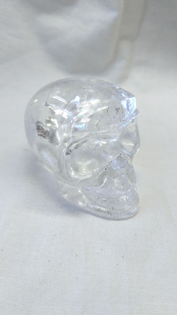 特大クリスタルスカル 水晶髑髏 天然石加工品 オーパーツ マヤ アステカ インカ