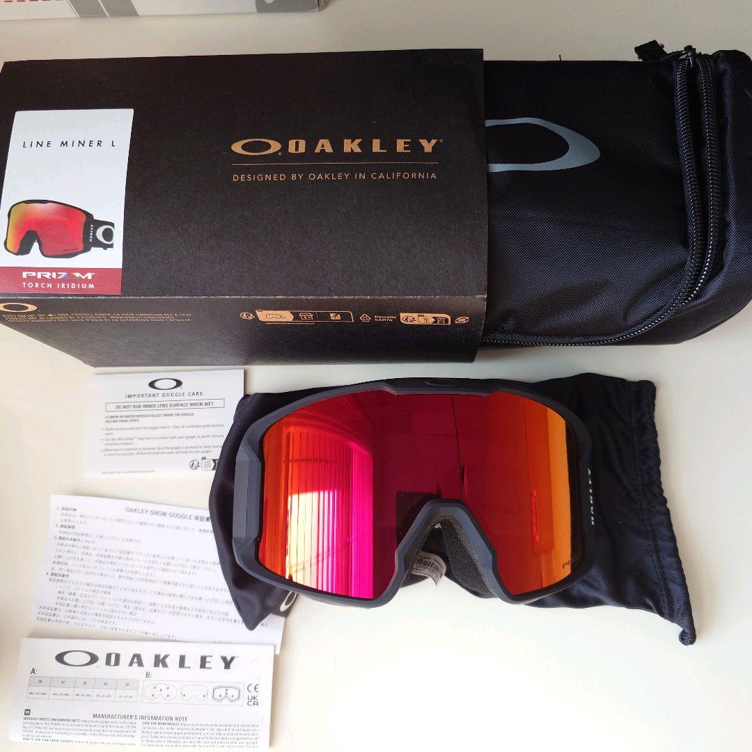 最終価格★OAKLEY ゴーグル ラインマイナー L スキー スノーボード
