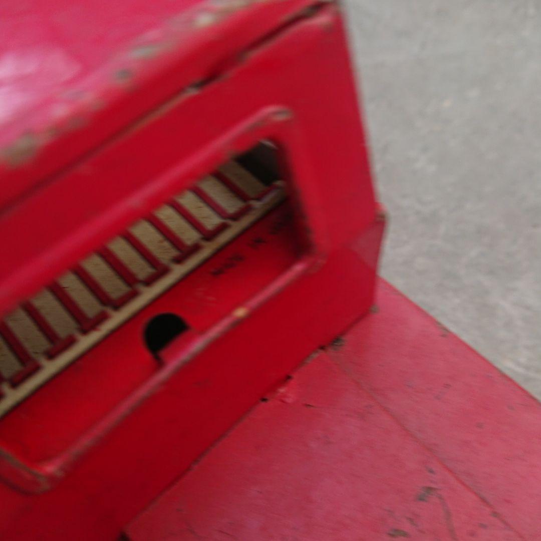 ブリキ 昭和40年代物 S-4001 赤 ハイウェイトランスポート