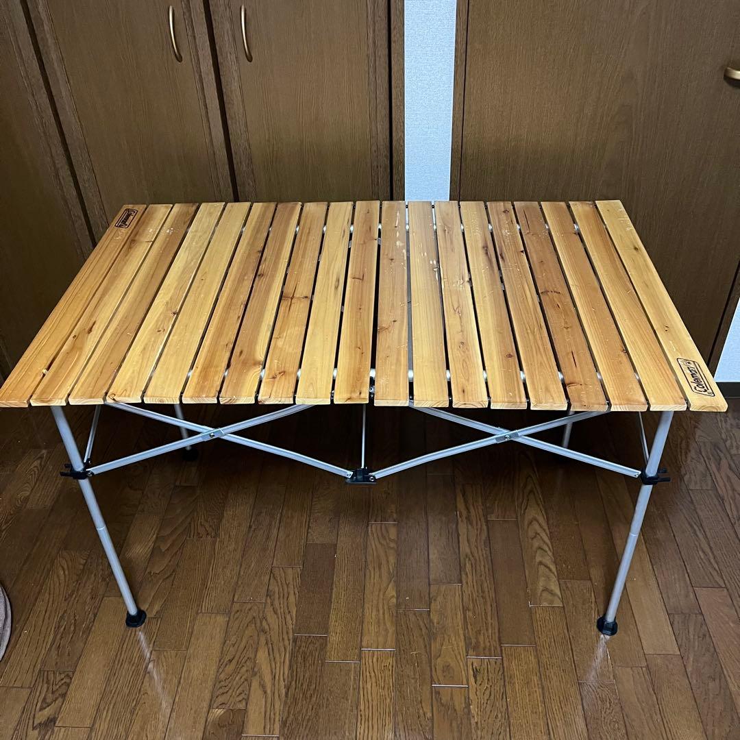 コールマン ナチュラルウッドロールテーブル