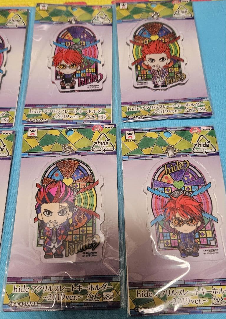 hide アクリルプレートキーホルダー 8種 XJAPAN