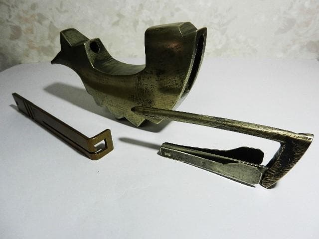 李朝（李氏朝鮮）のアンティーク魚型錠前