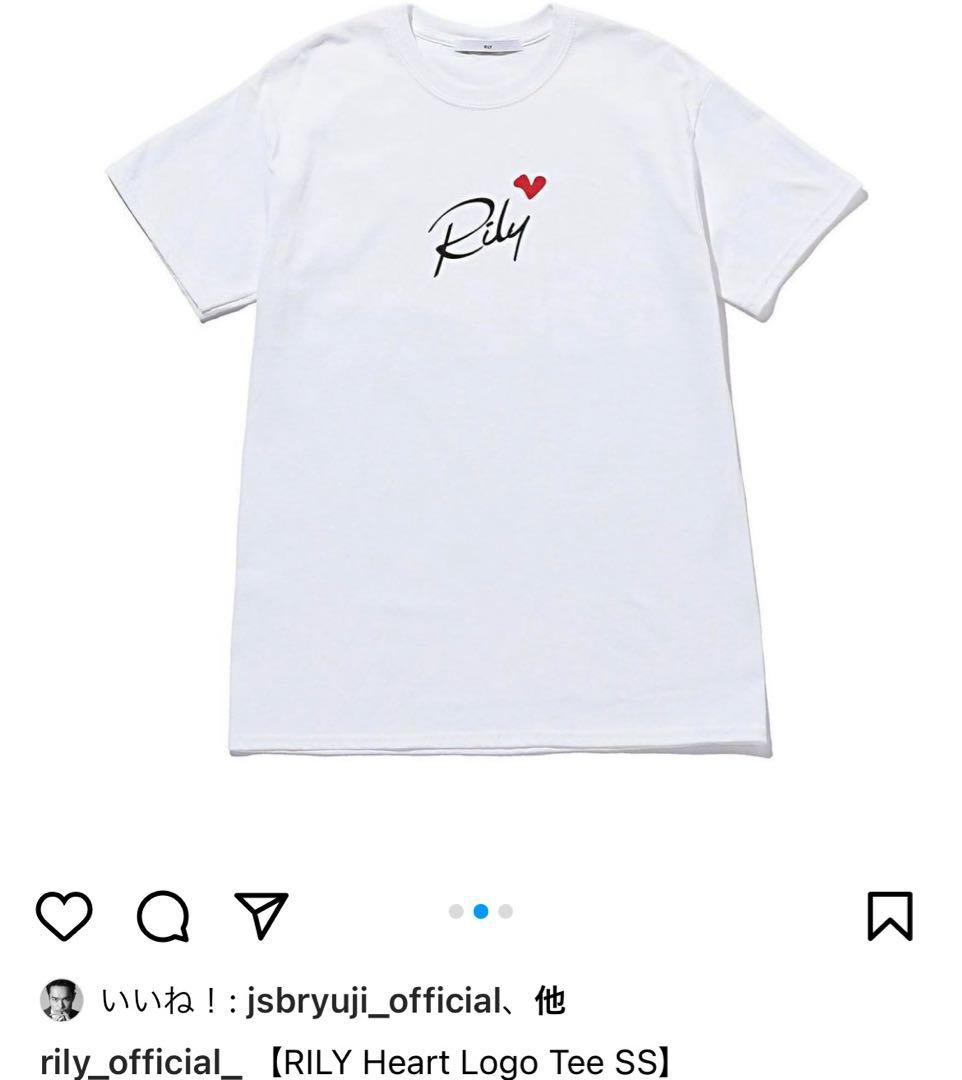 三代目 今市隆二 RILY Heart Logo Tee SS White M