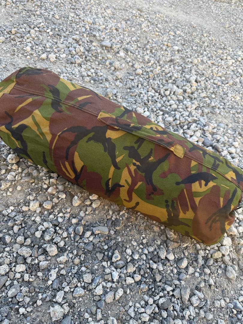 オランダ軍　ダッチアーミーテント① ＤＰＭ迷彩　補修1箇所有り
