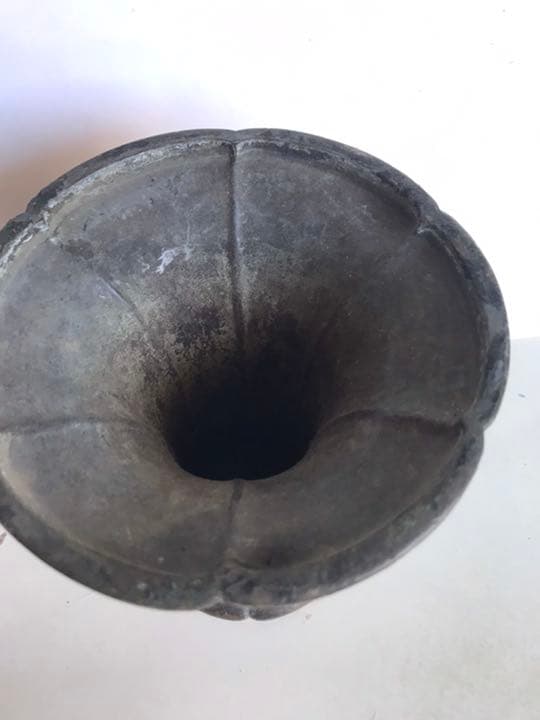 中国古董，青銅器の尊，古銅製，古代の紋，極細工，重778克。