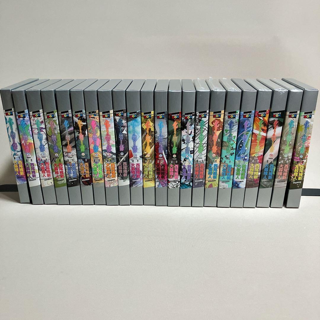 美品　化物語　特装版　全巻セット　全巻イラストカード付き　未確開封あり