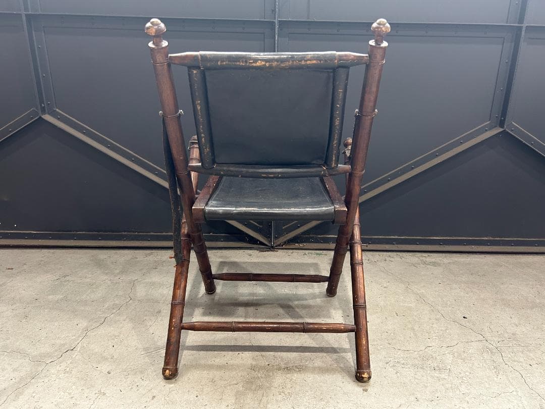Vintage Folding Chair / フォールディングチェア｜レザー