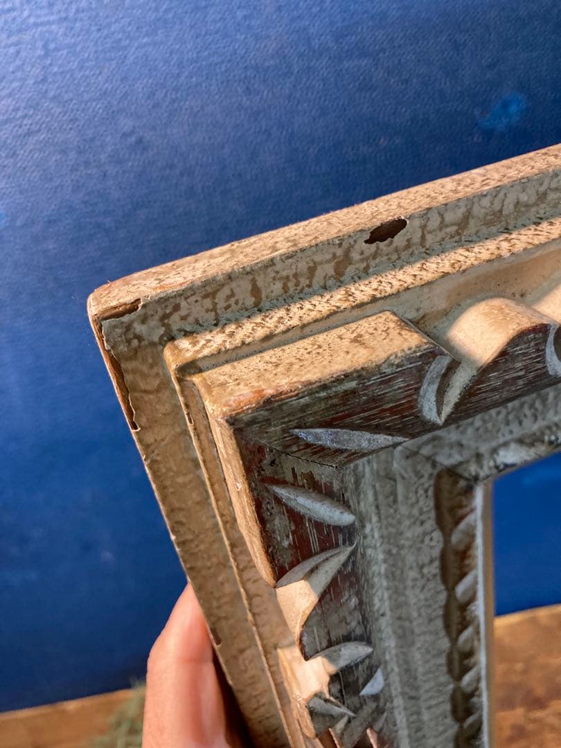 H アンティーク調　ヴィンテージ　額縁　油絵　ヨーロピアン風　壁掛けインテリア