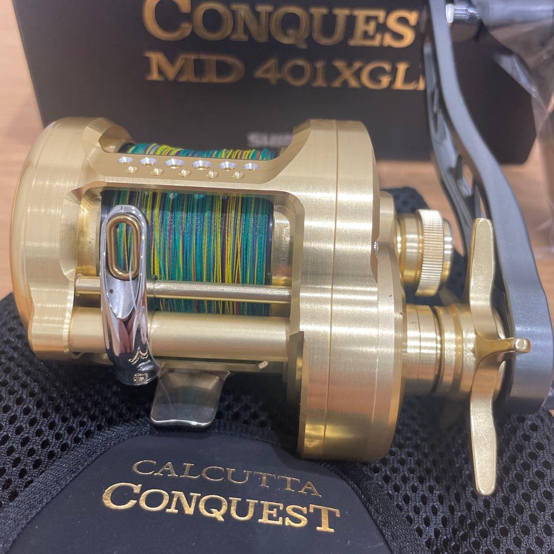 新品 シマノ カルカッタコンクエストMD 401XGLH リブレ ハンドル