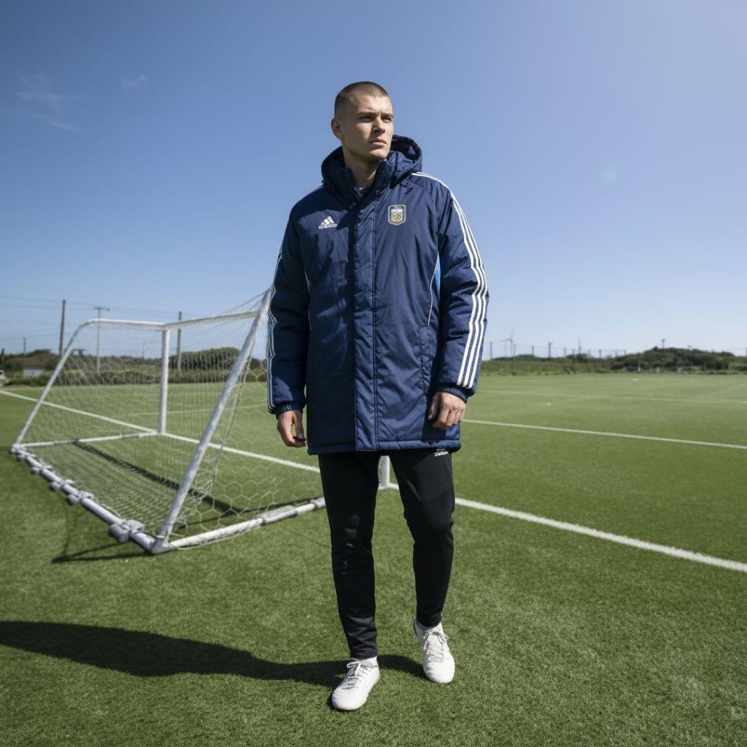 超レア！サッカー アルゼンチン代表 ベンチコート メンズL アディダス アウター