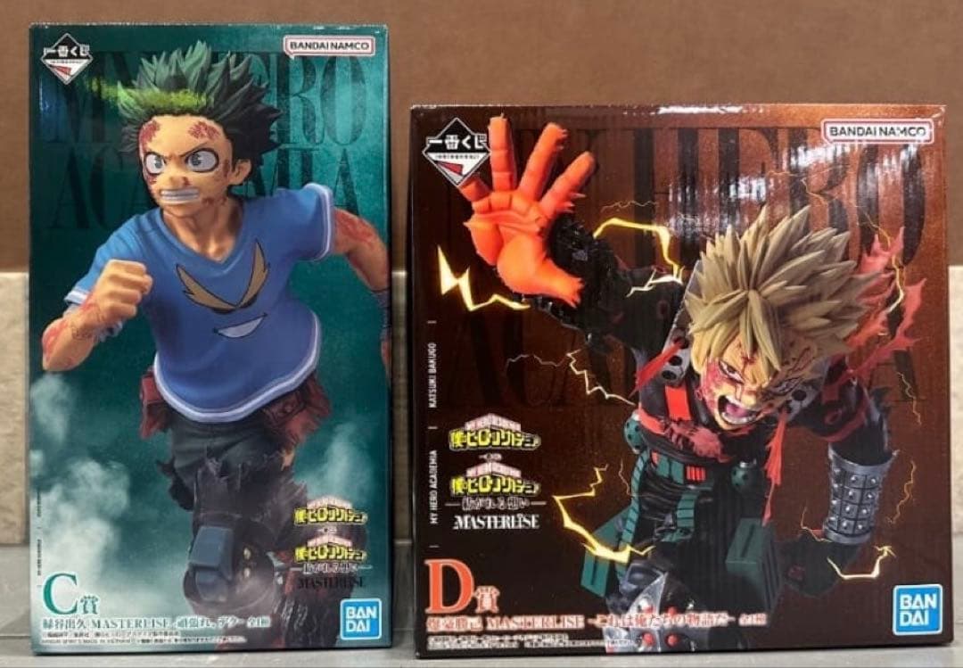 1番くじ僕のヒーローアカデミア フィギュア4体A賞B賞C賞D賞　おまけ付き