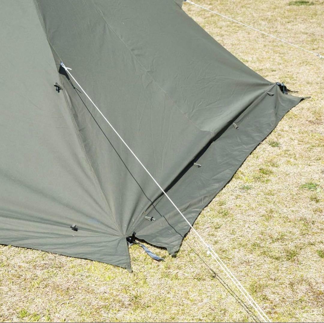 【冬キャンプ1回のみ】バンドック ソロティピー 1 TC カーキ インナー 美品