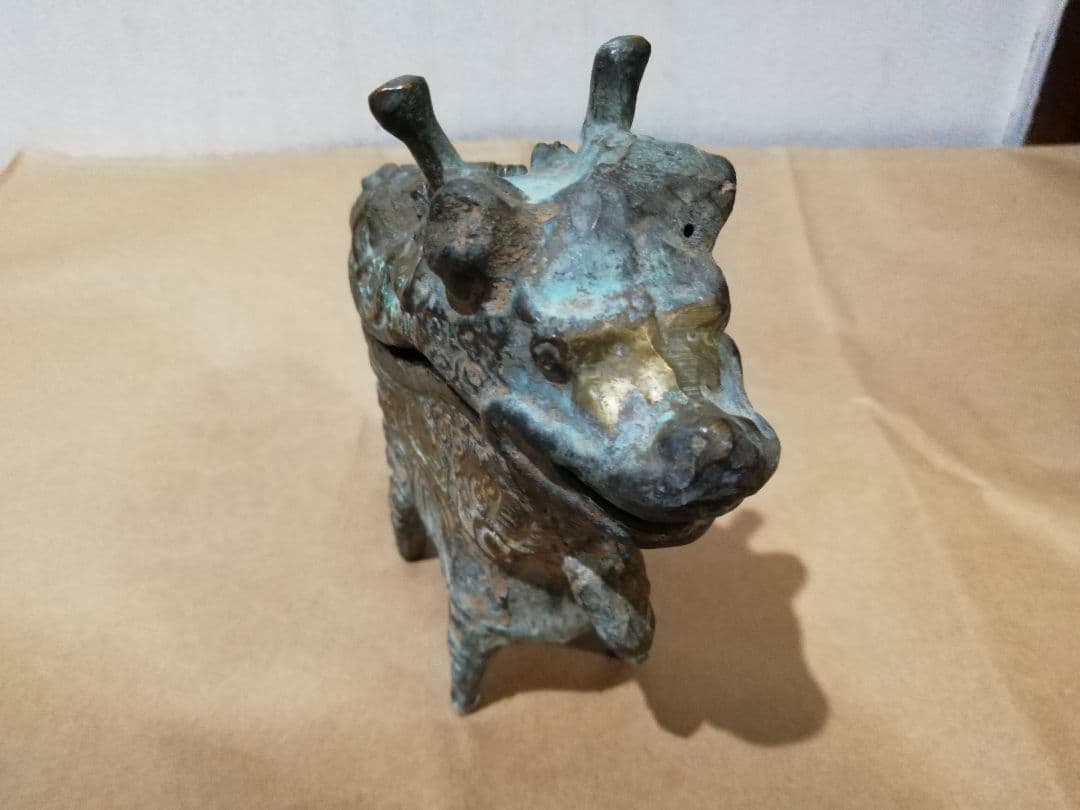 古代中国青銅器　食人虎箇　S２２ー２