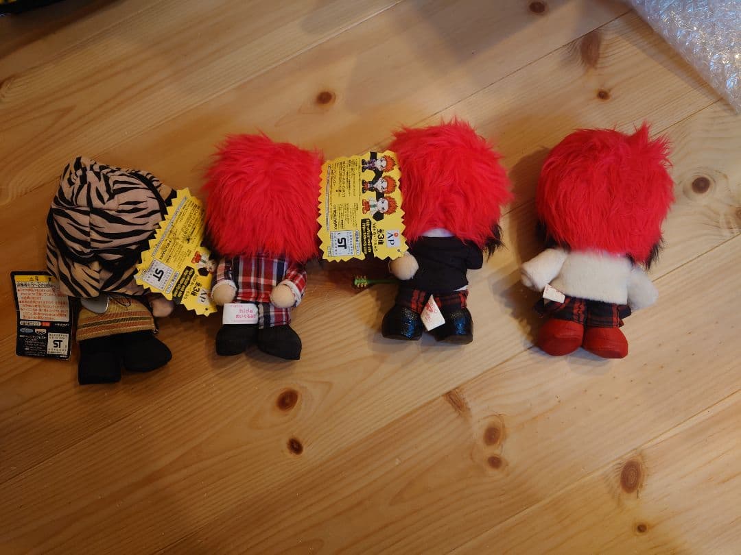 13.hide ぬいぐるみ 4体＆ギターコレクション